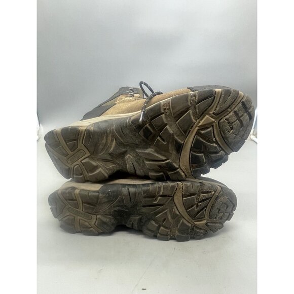 HI-TEC boots size 13 brown black leather lace up padding at ankle Step READ - Picture 9 of 9